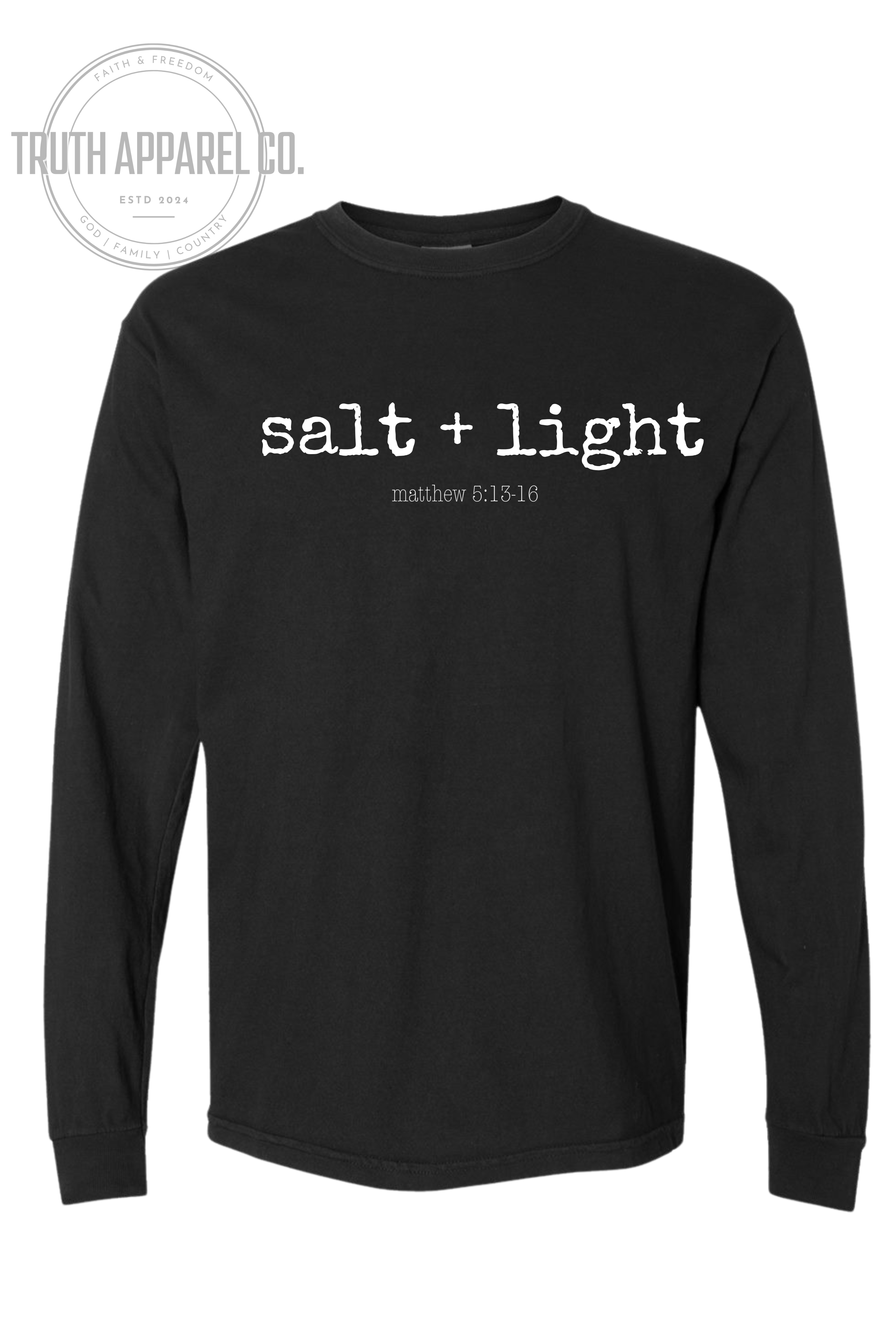 Salt + Light Long Sleeve Tee – Matthew 5:13-16
