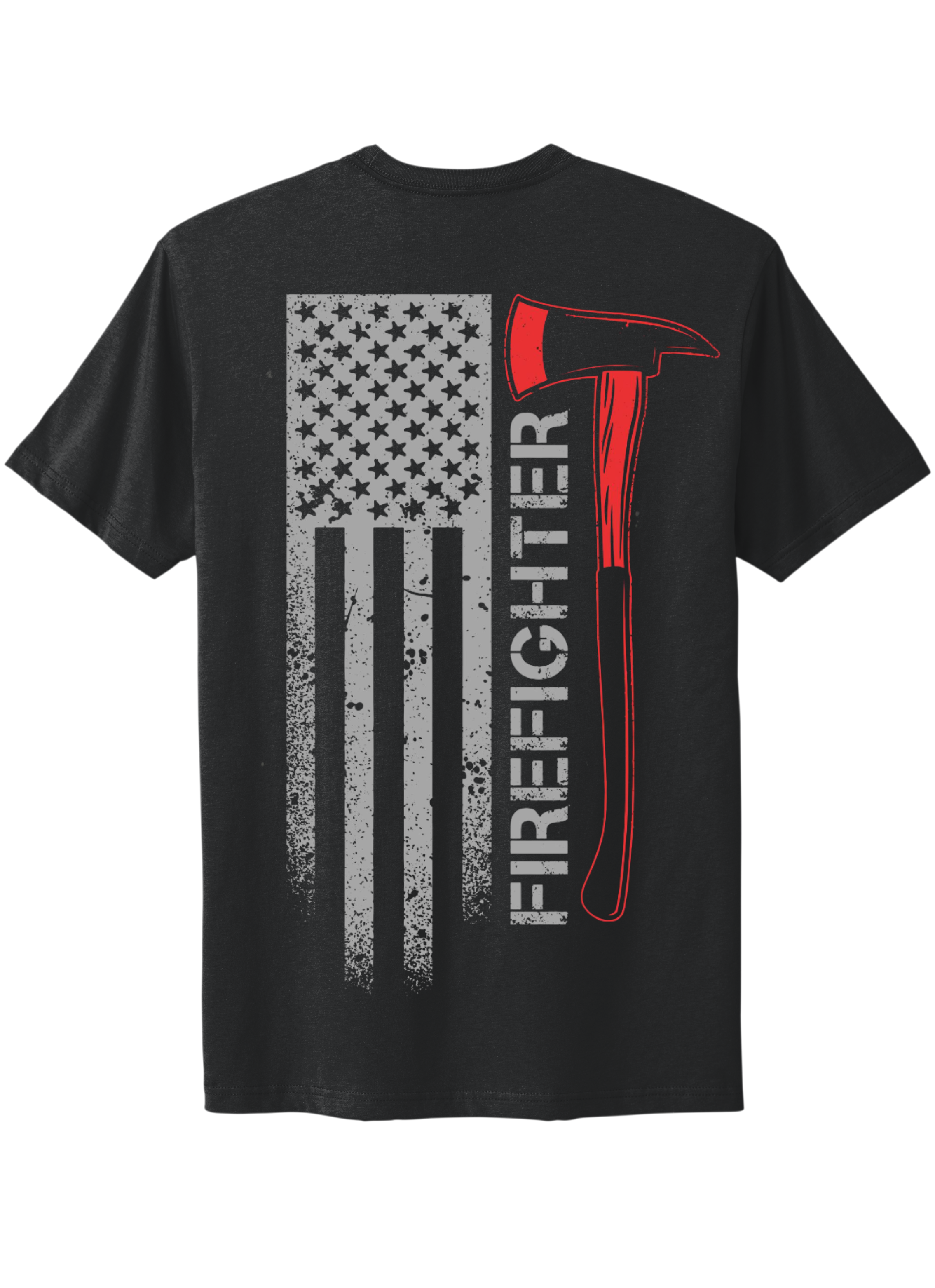 Fire Fighter Merica Flag