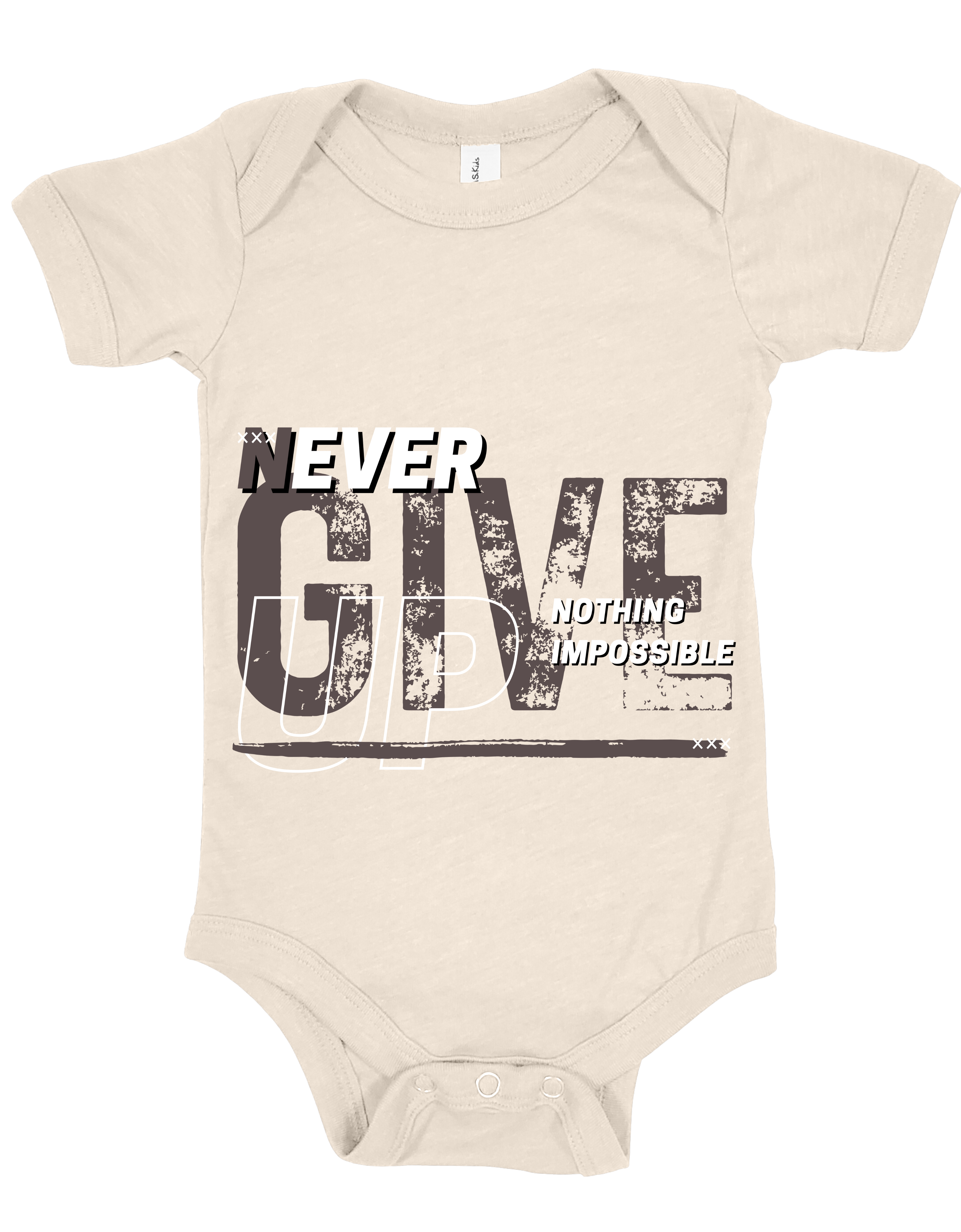 Never Give Up (onesie)