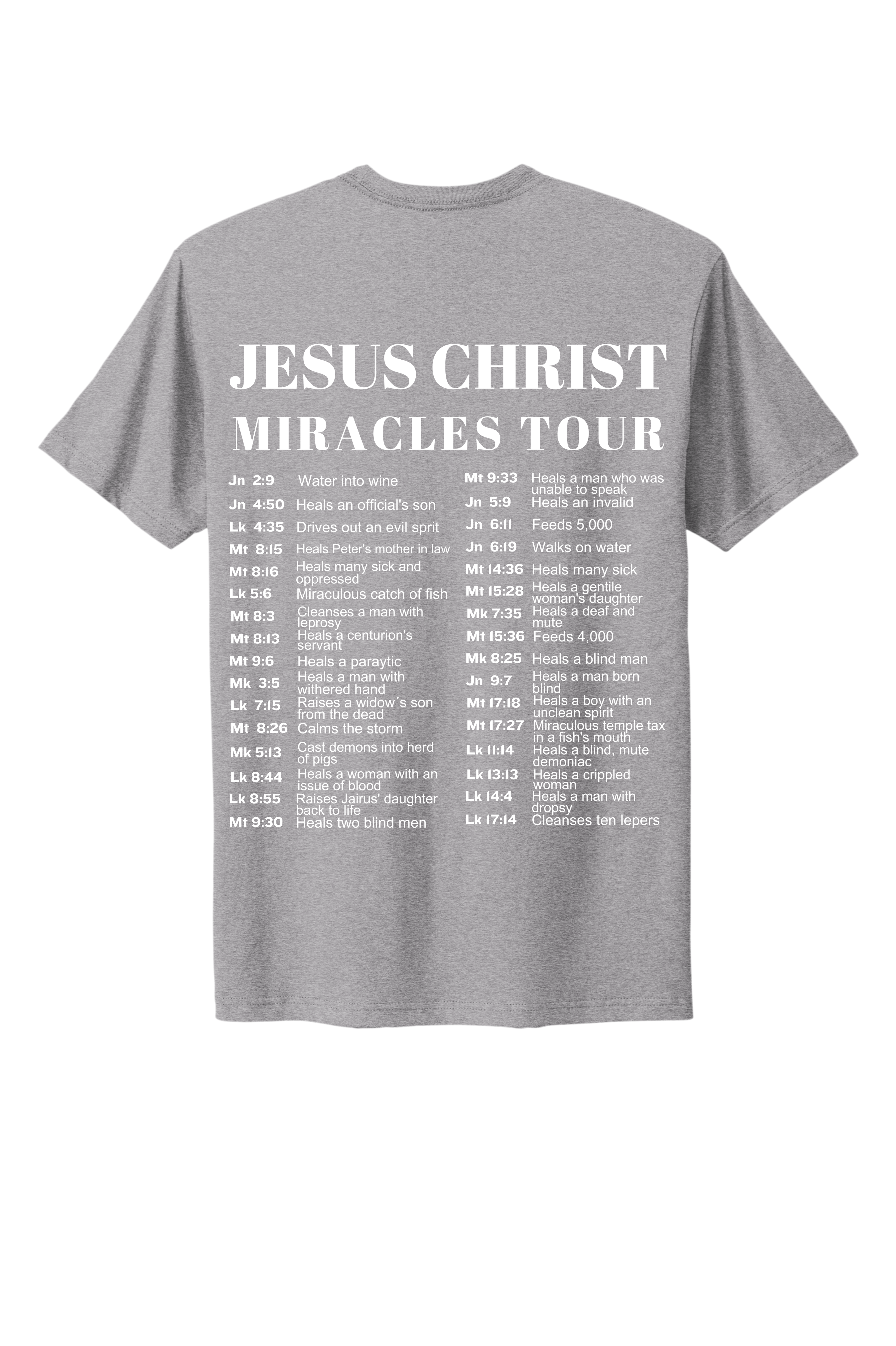 Jesus Miracles Tour