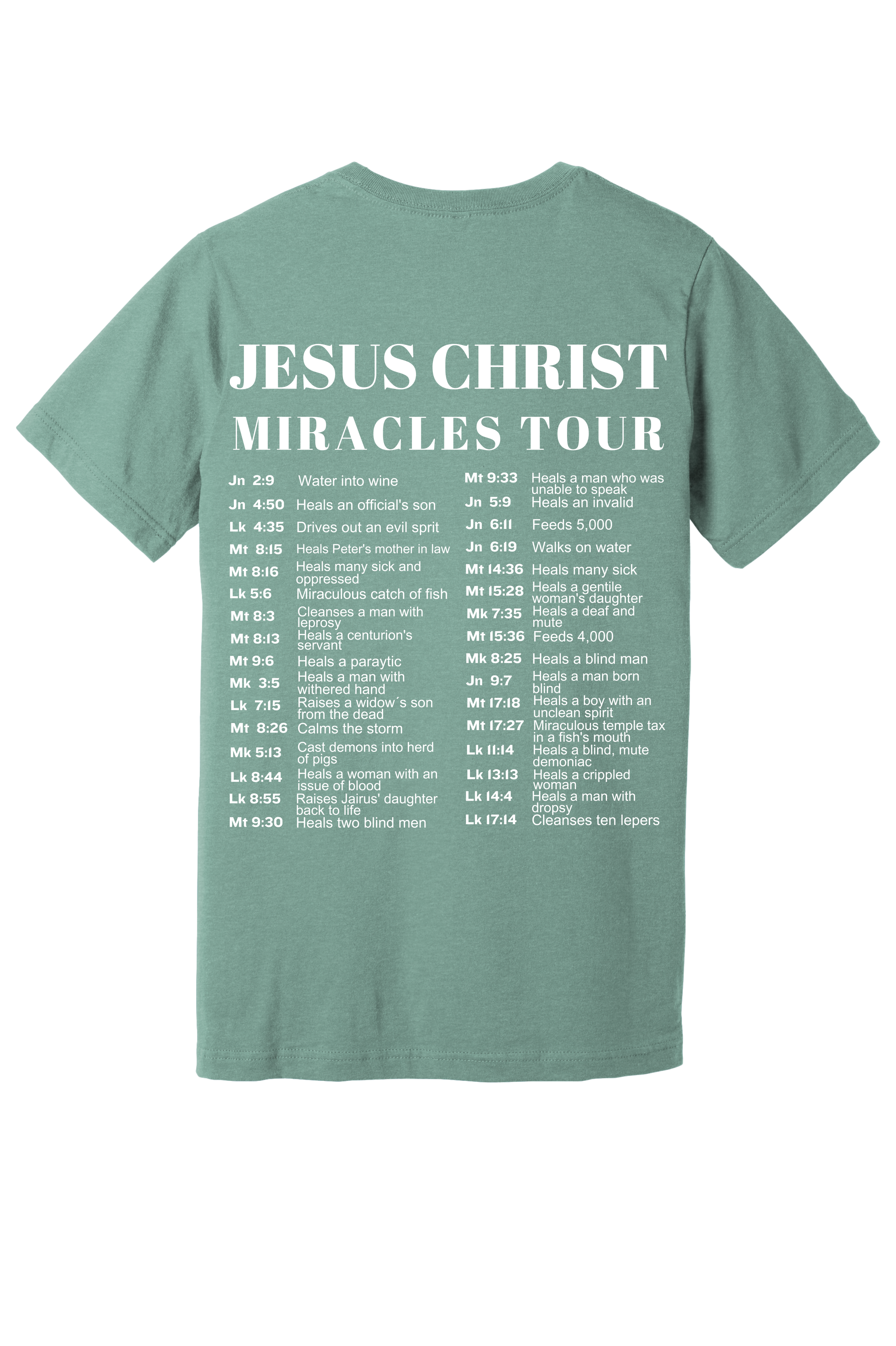 Jesus Miracles Tour