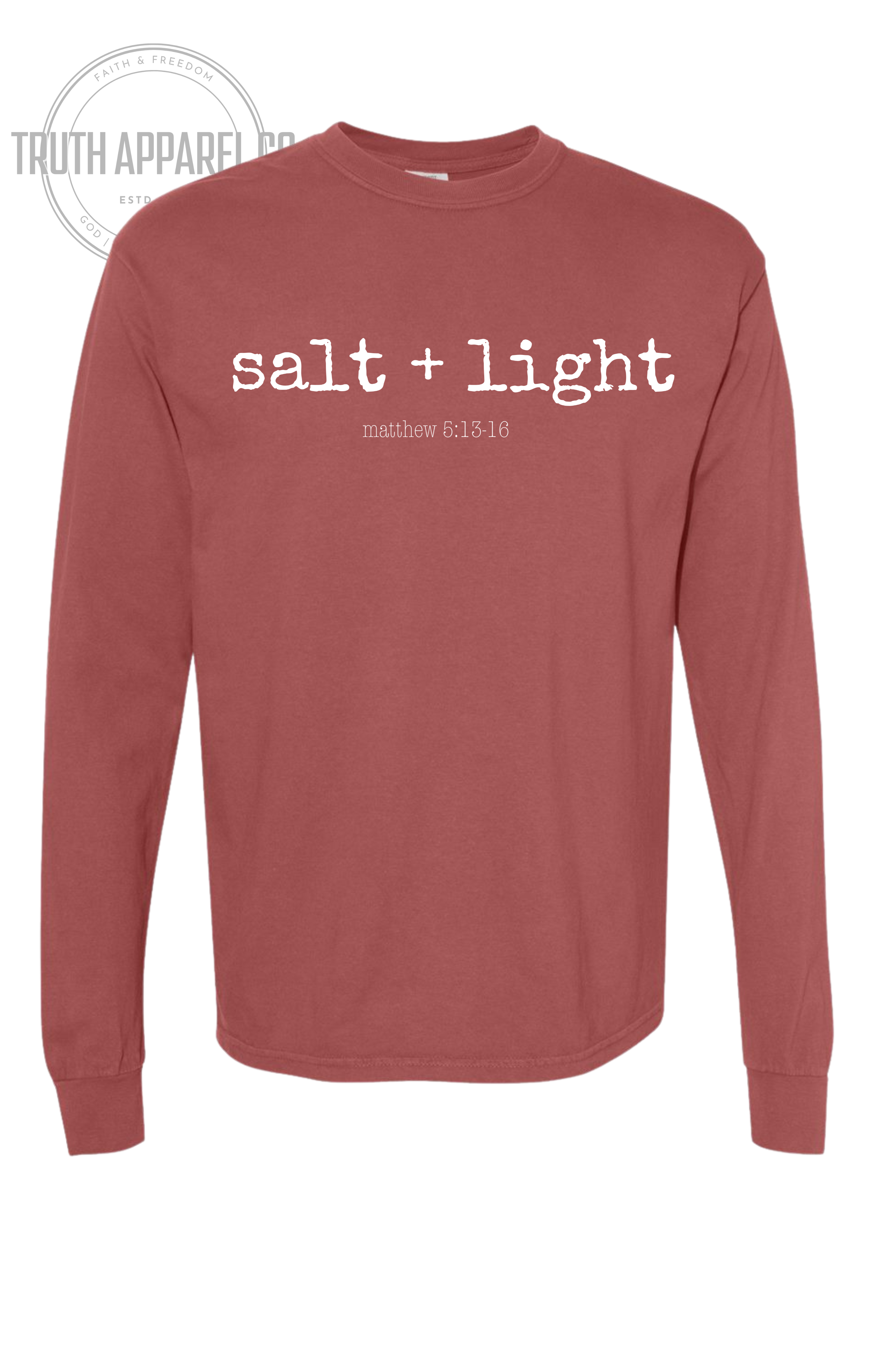 Salt + Light Long Sleeve Tee – Matthew 5:13-16