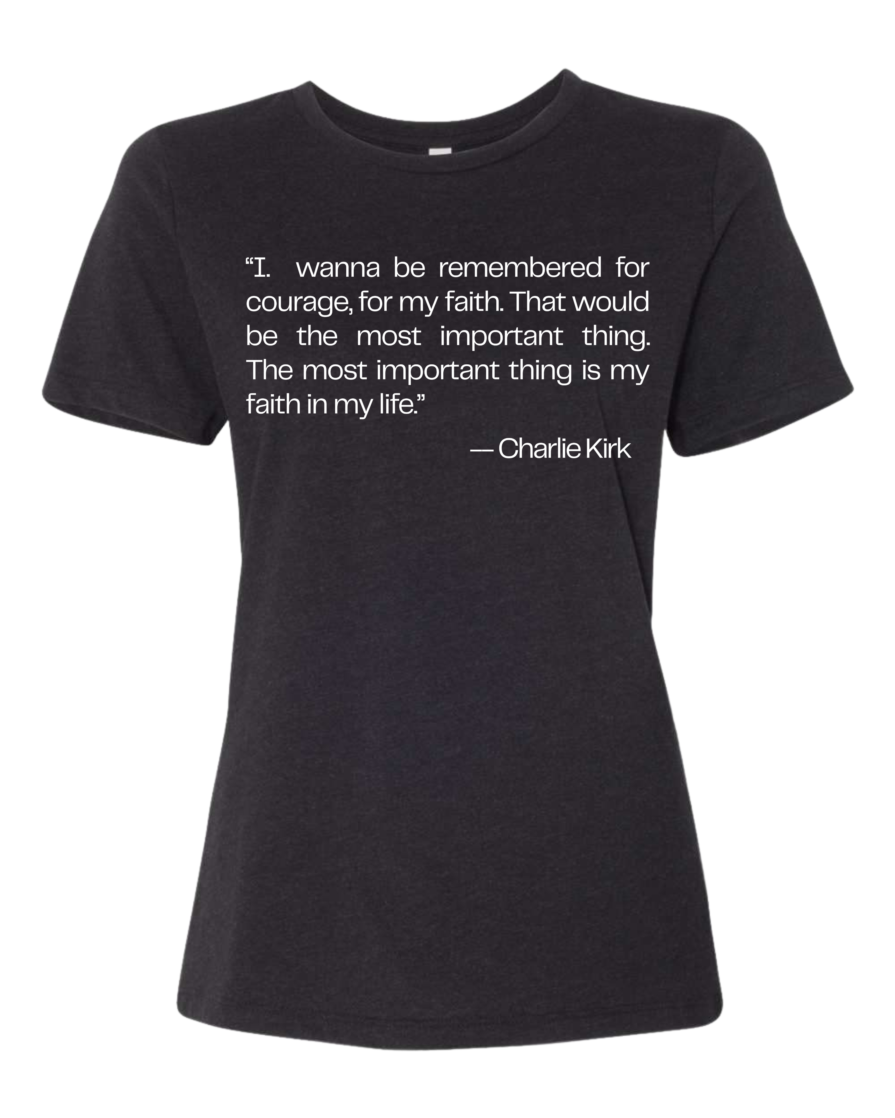 Legendary Tribute Short Sleeve (Women's) – Honoring Charlie Kirk