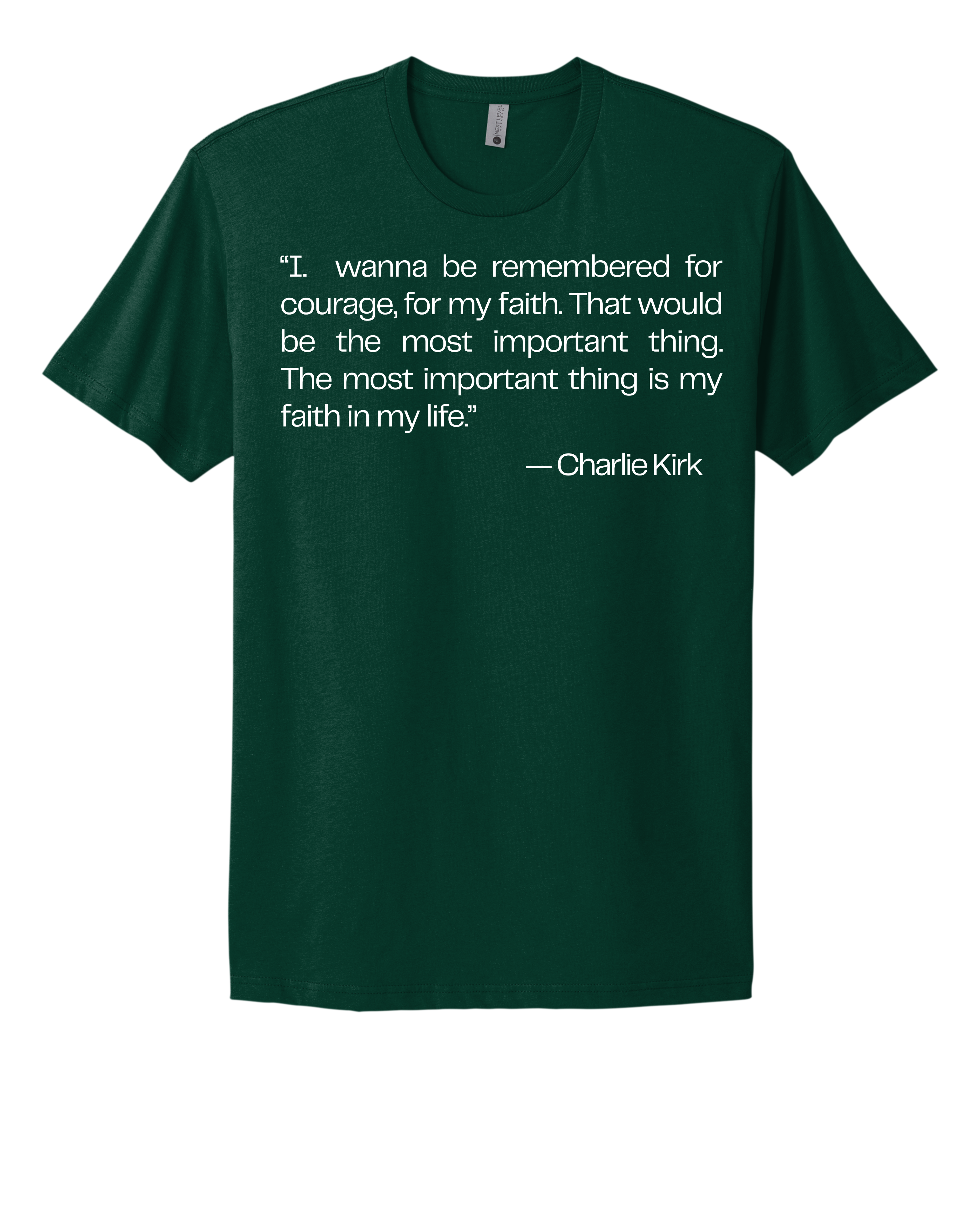 Legendary Tribute Short Sleeve (Men) – Honoring Charlie Kirk