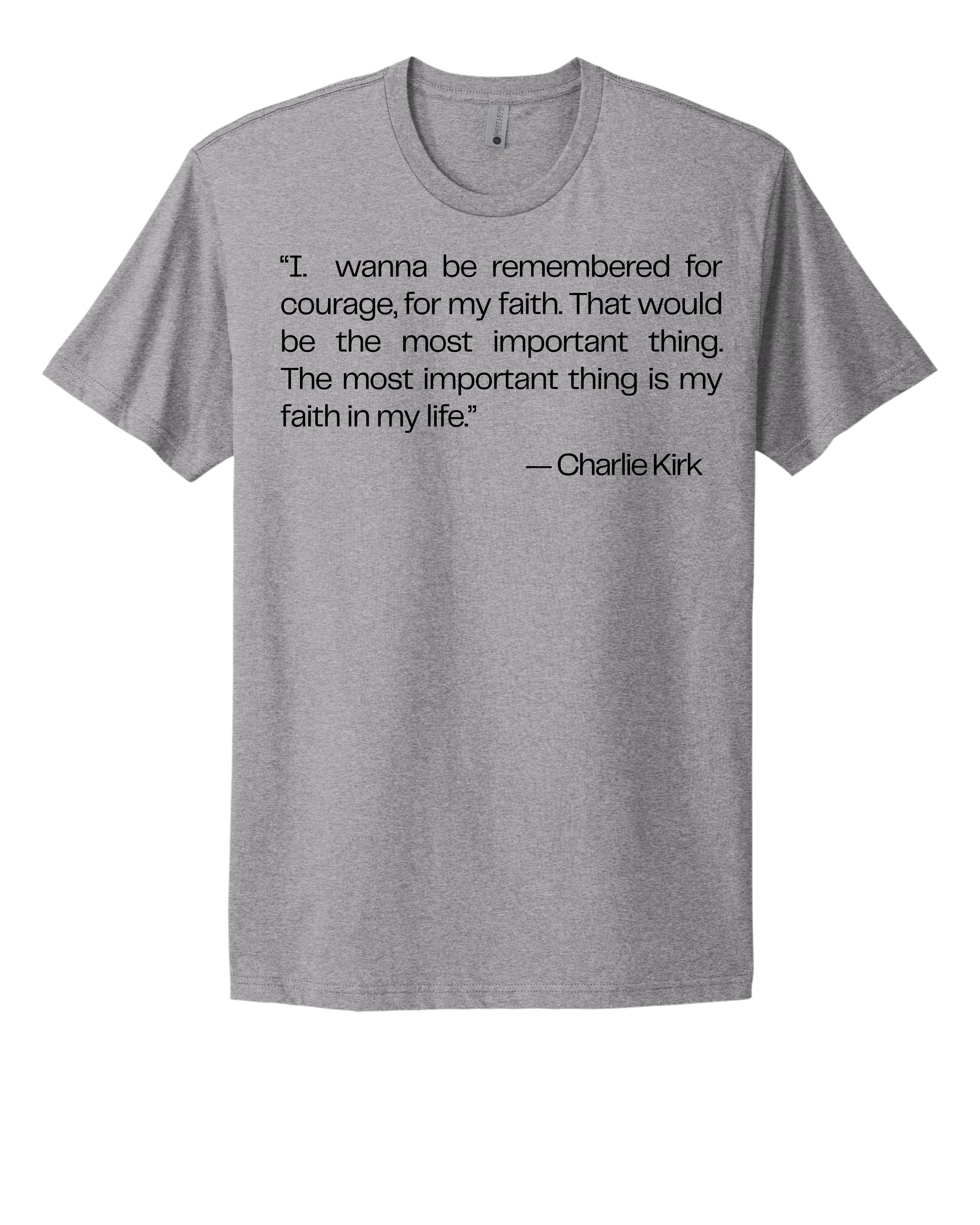 Legendary Tribute Short Sleeve (Men) – Honoring Charlie Kirk