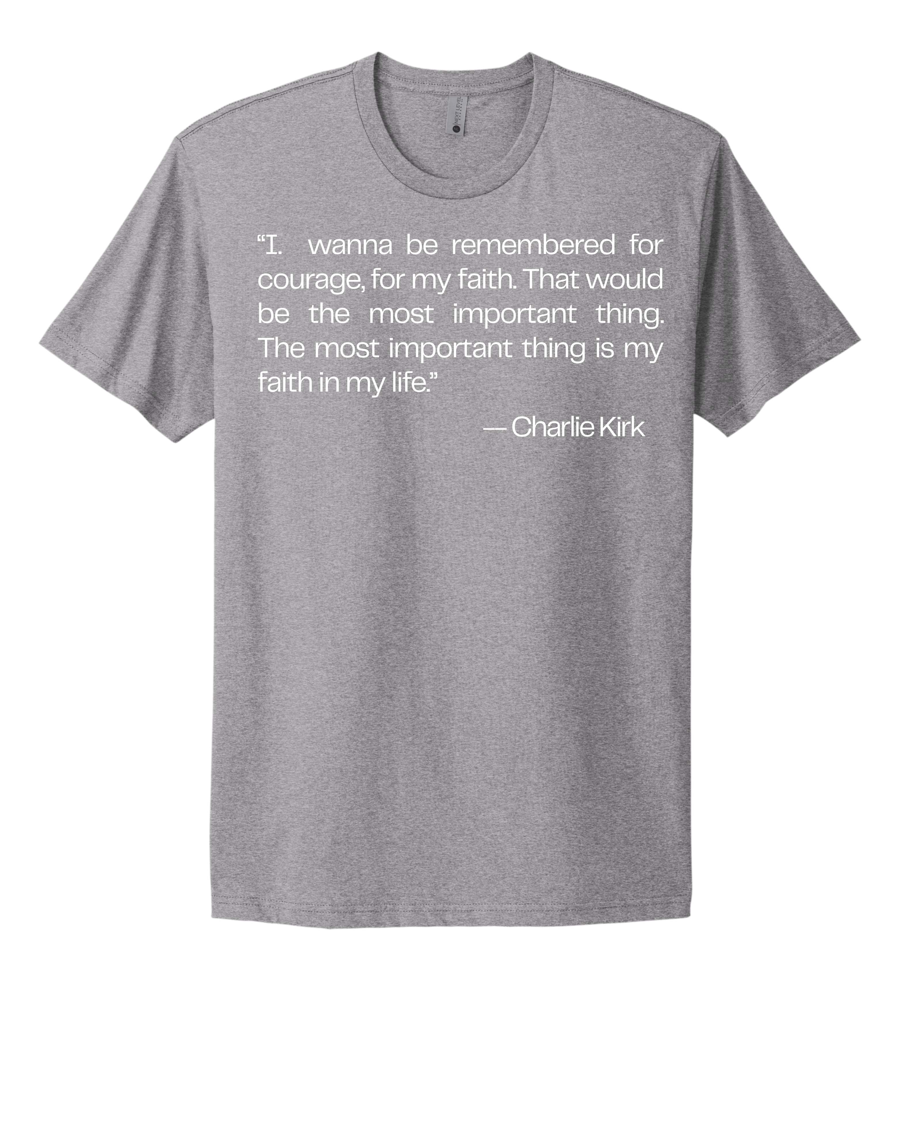 Legendary Tribute Short Sleeve (Men) – Honoring Charlie Kirk