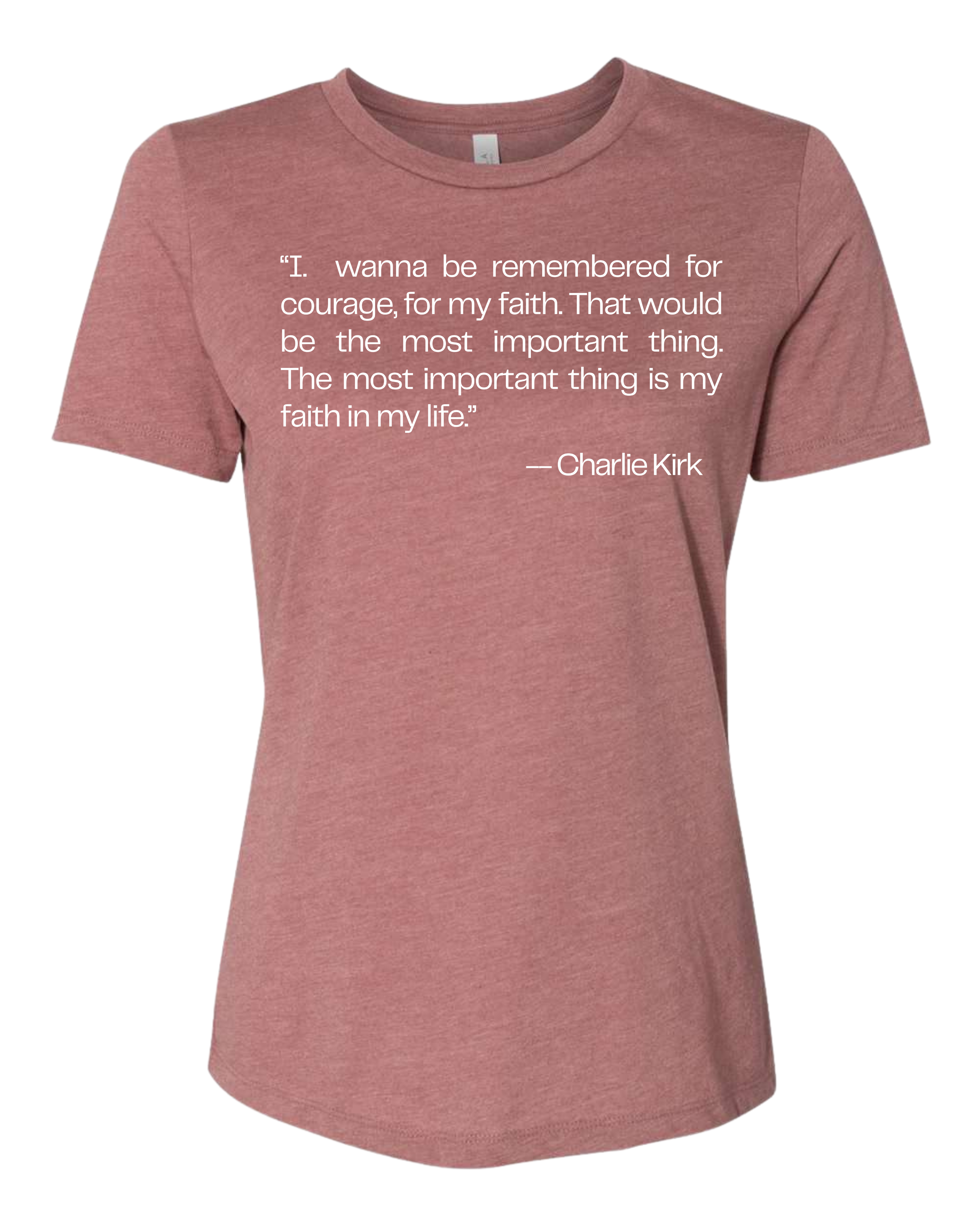 Legendary Tribute Short Sleeve (Women's) – Honoring Charlie Kirk