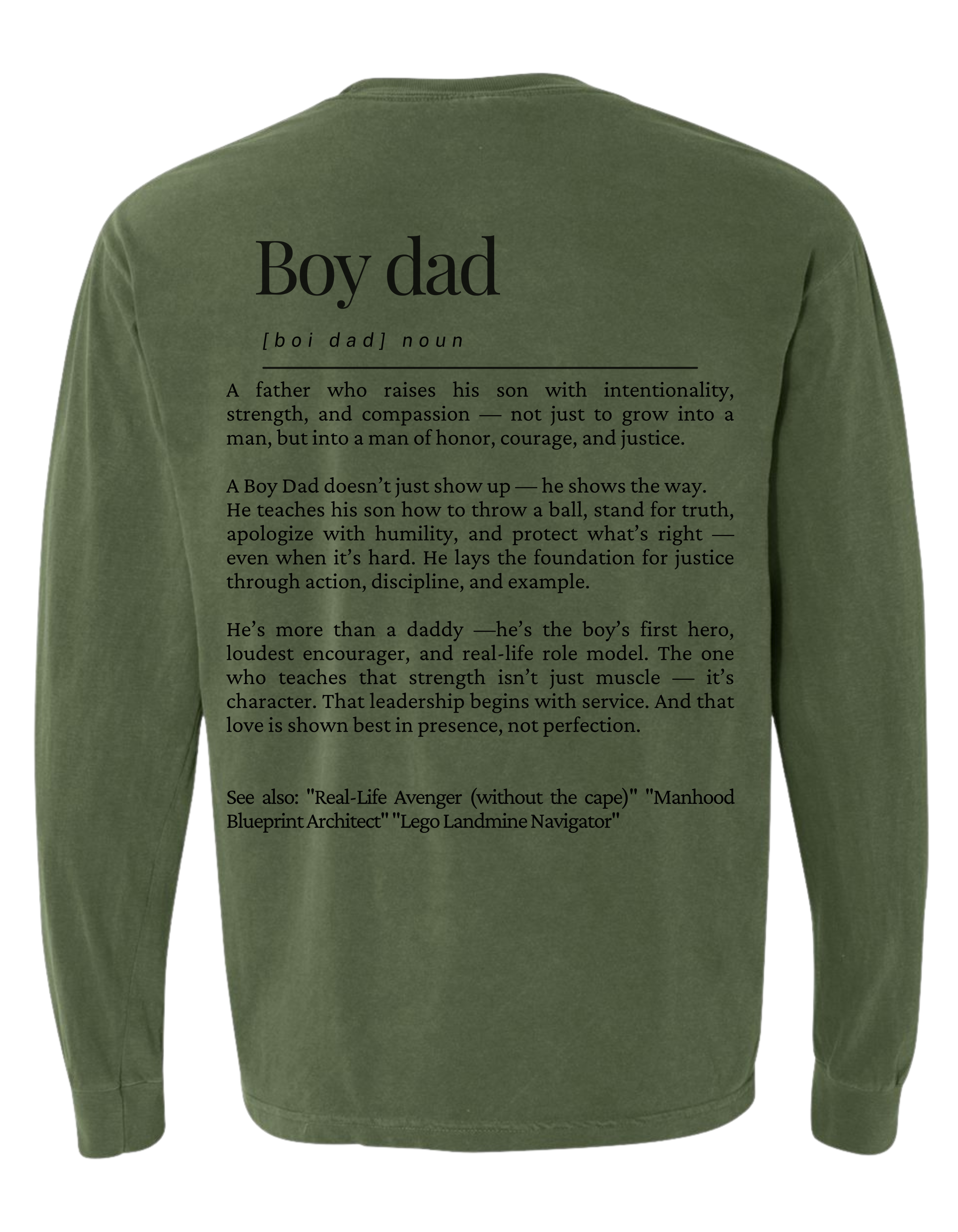 Boy Dad Long Sleeve