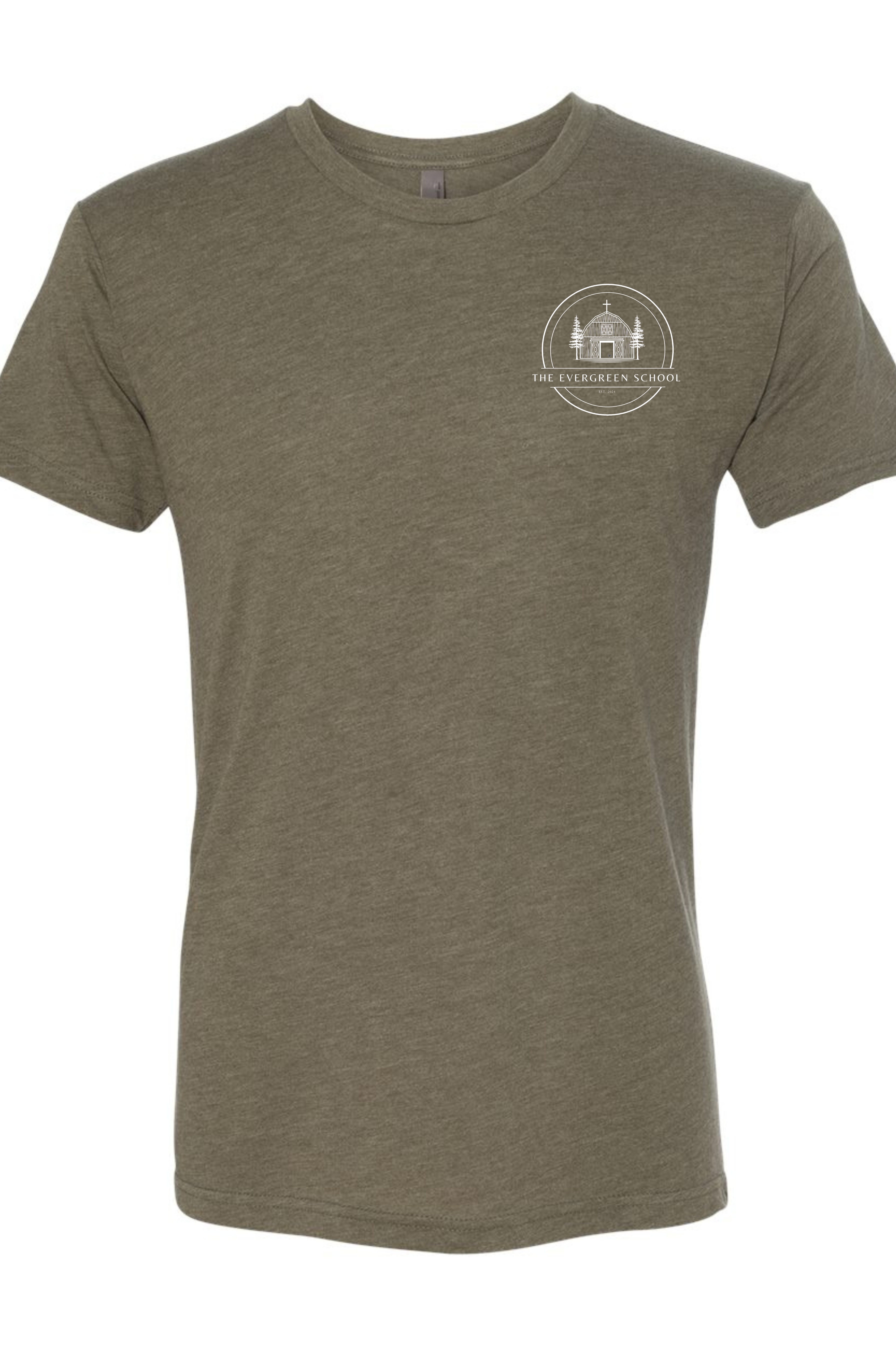 The Evergreen School Adult T-shirt