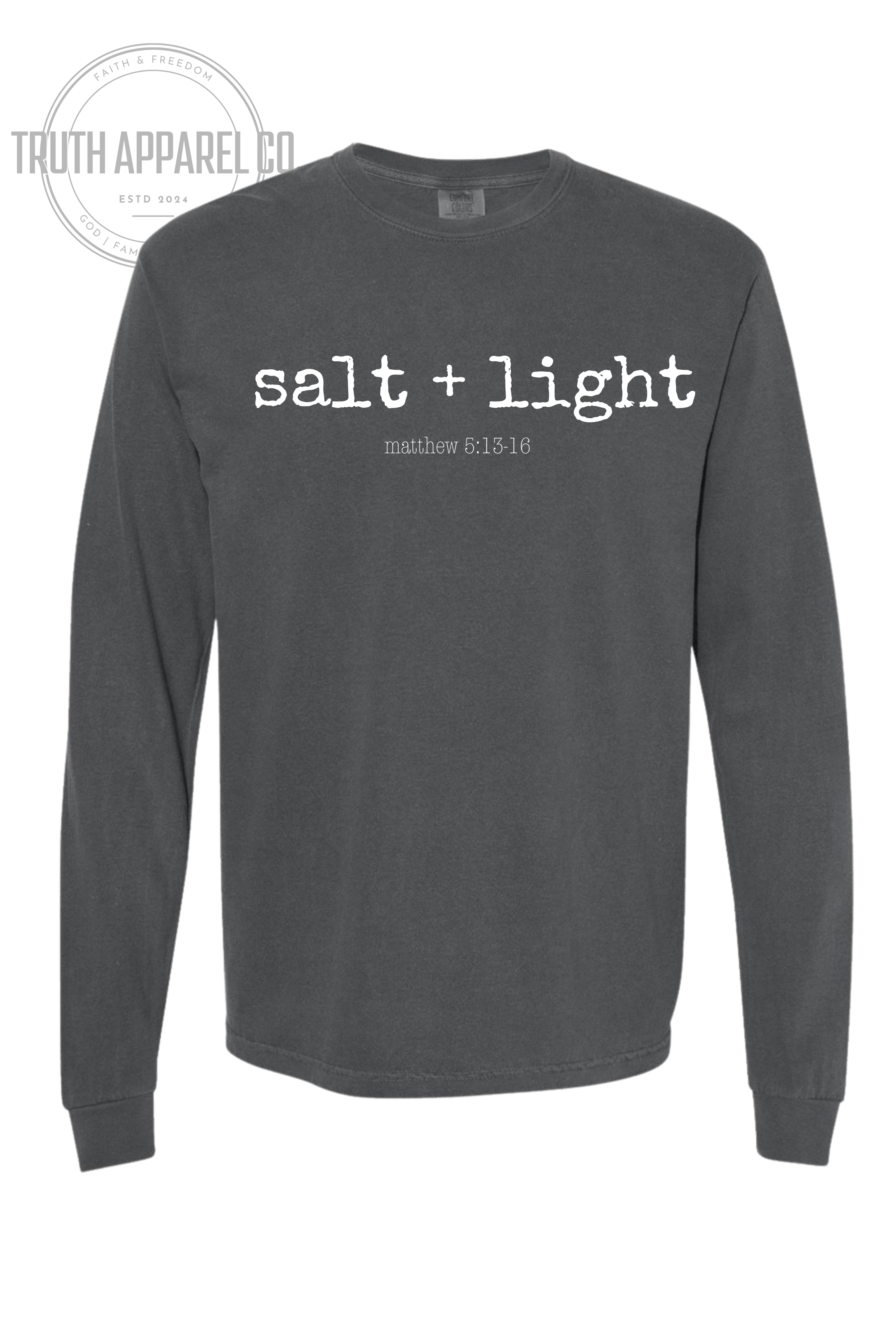 Salt + Light Long Sleeve Tee – Matthew 5:13-16