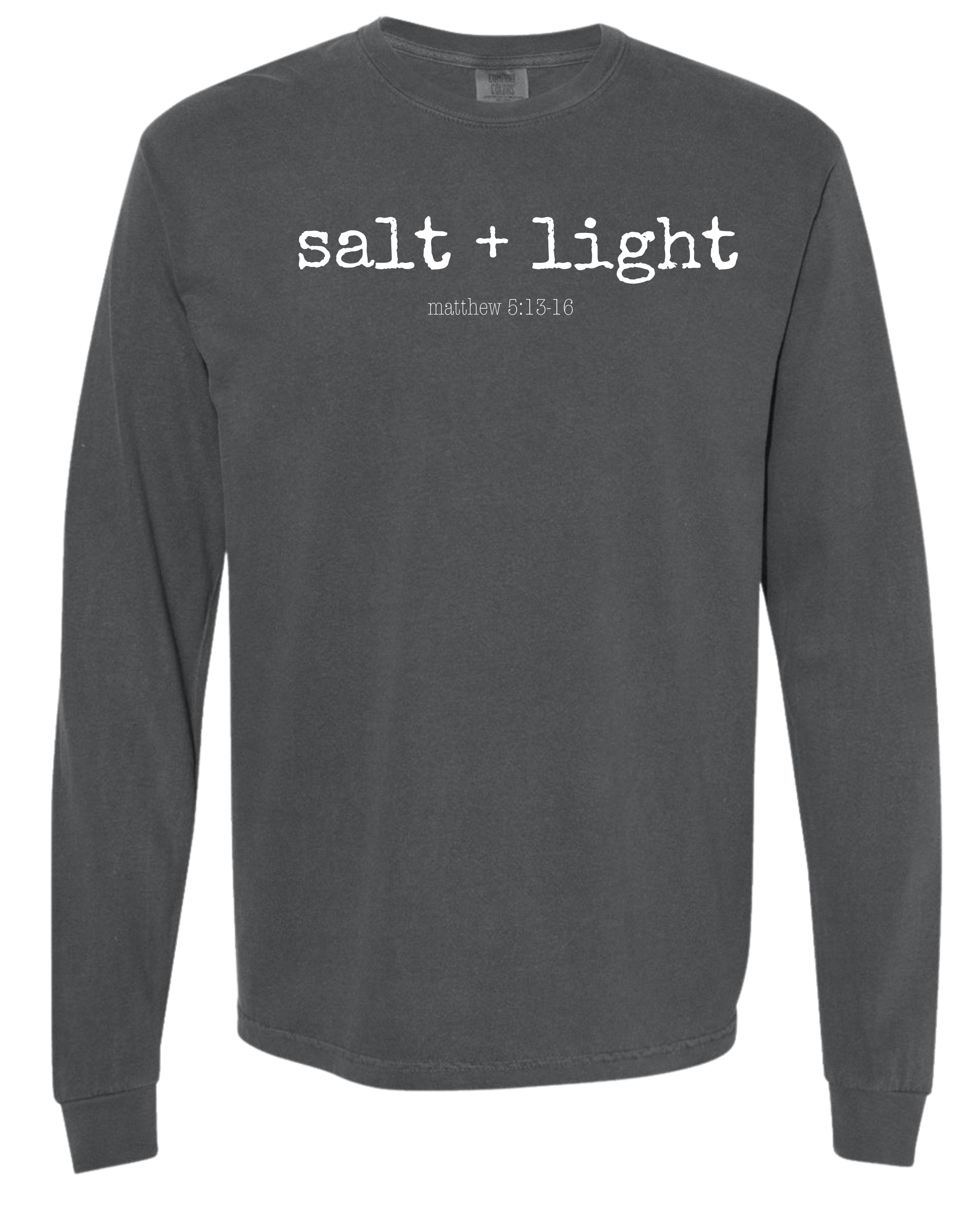 Salt + Light Long Sleeve Tee – Matthew 5:13-16