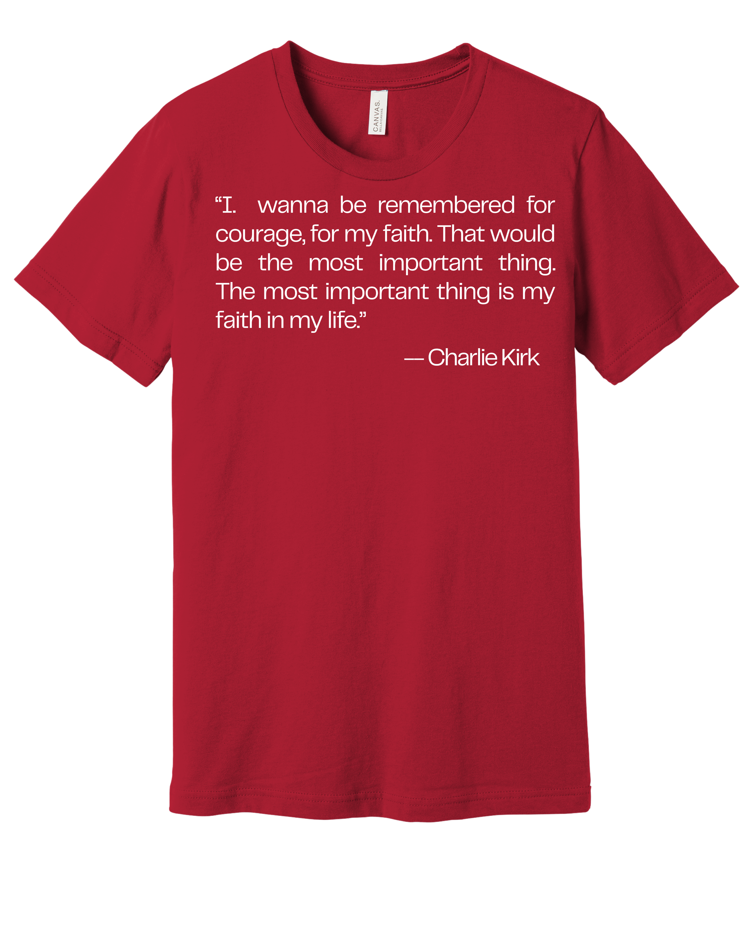 Legendary Tribute Short Sleeve (Men) – Honoring Charlie Kirk