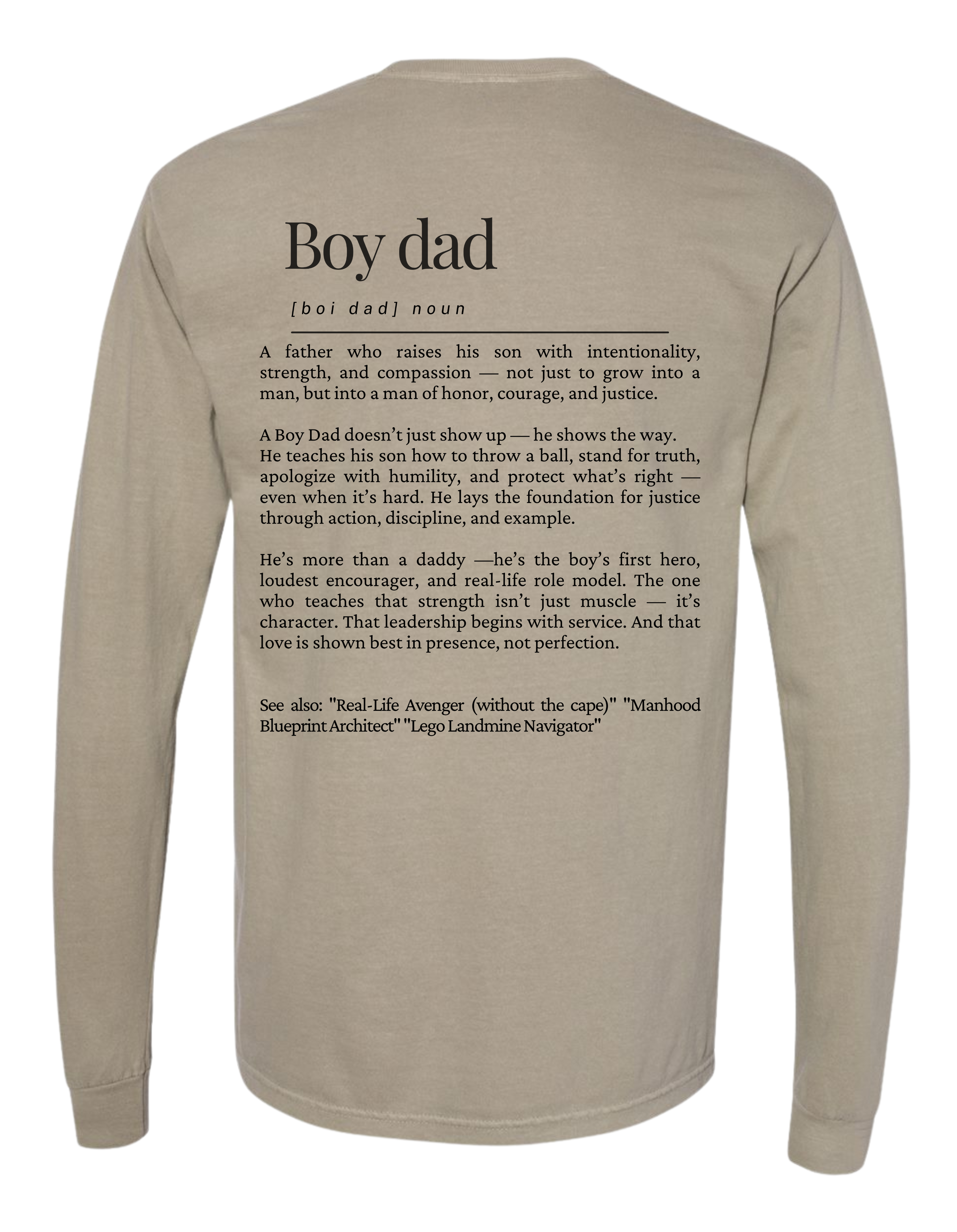 Boy Dad Long Sleeve