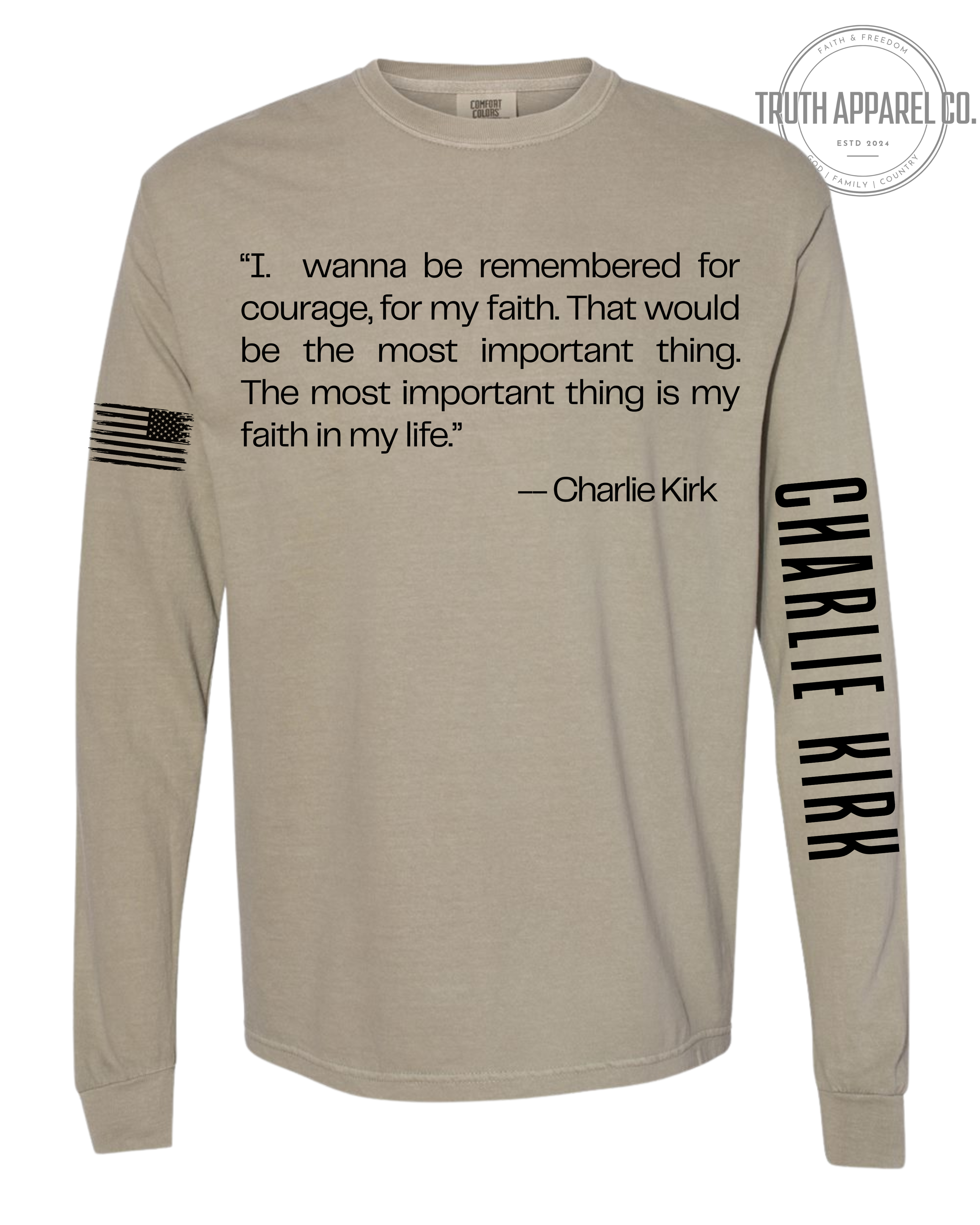 Legendary Tribute Long Sleeve – Honoring Charlie Kirk