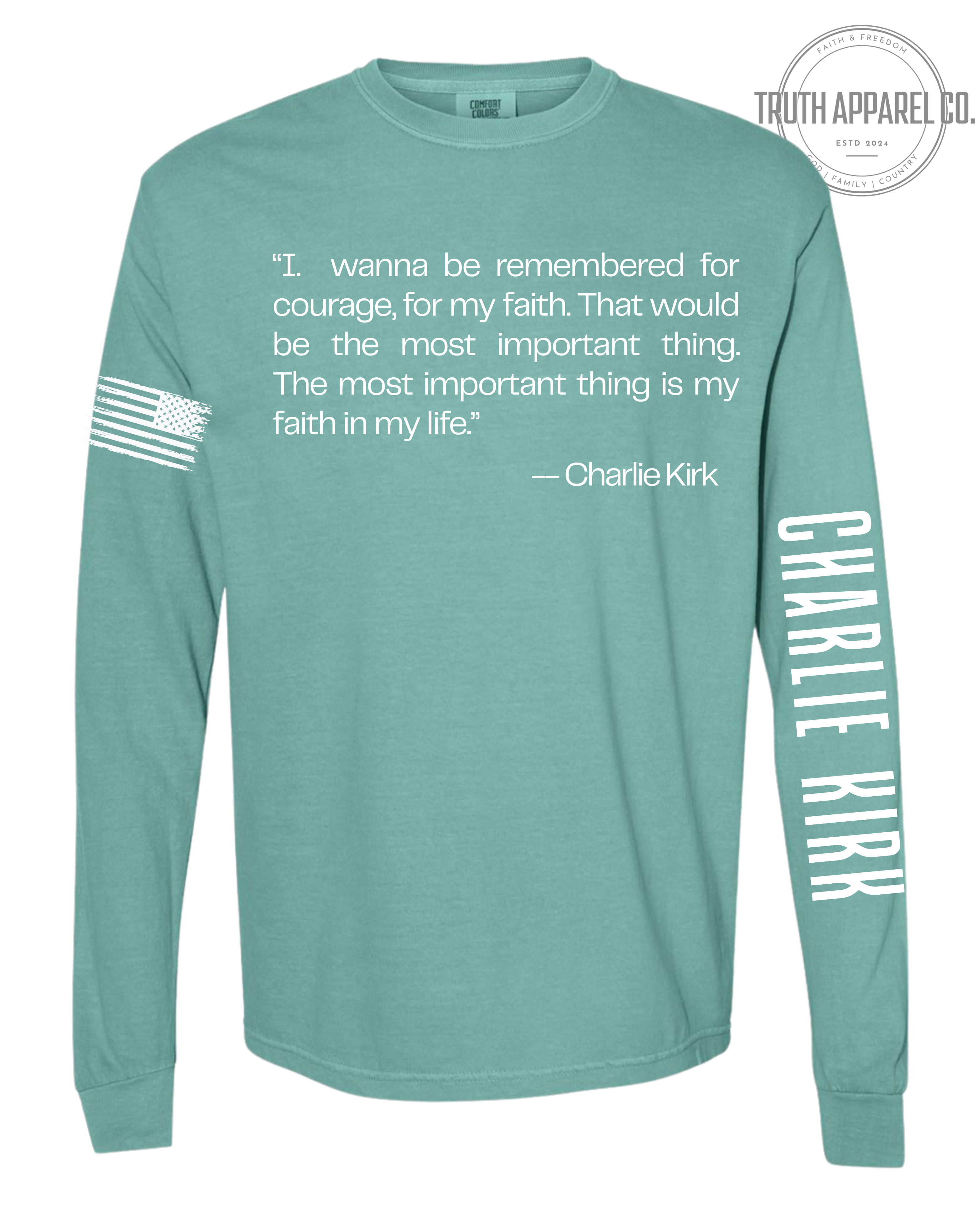 Legendary Tribute Long Sleeve – Honoring Charlie Kirk