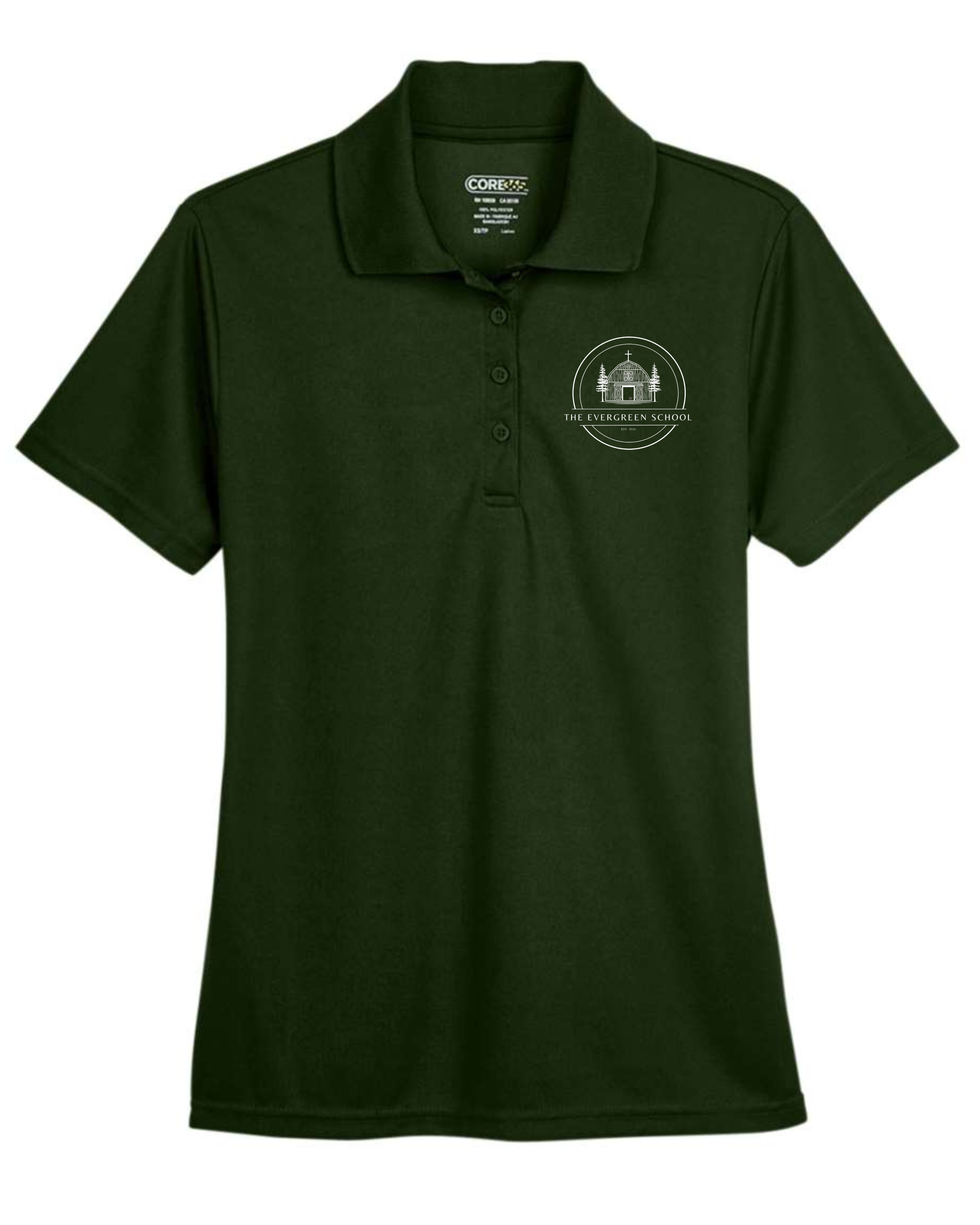 The Evergreen School Women's Pique' Polo