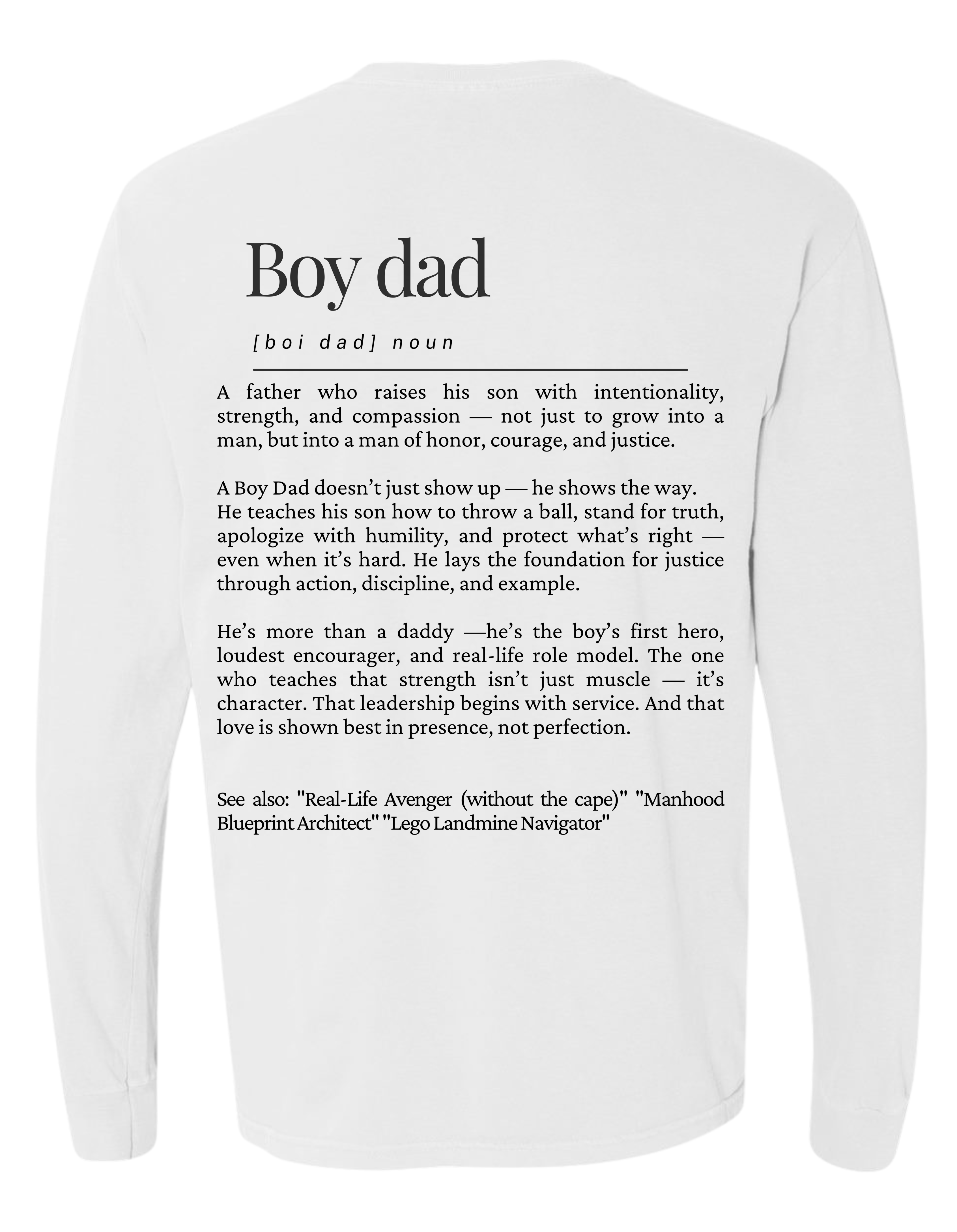 Boy Dad Long Sleeve