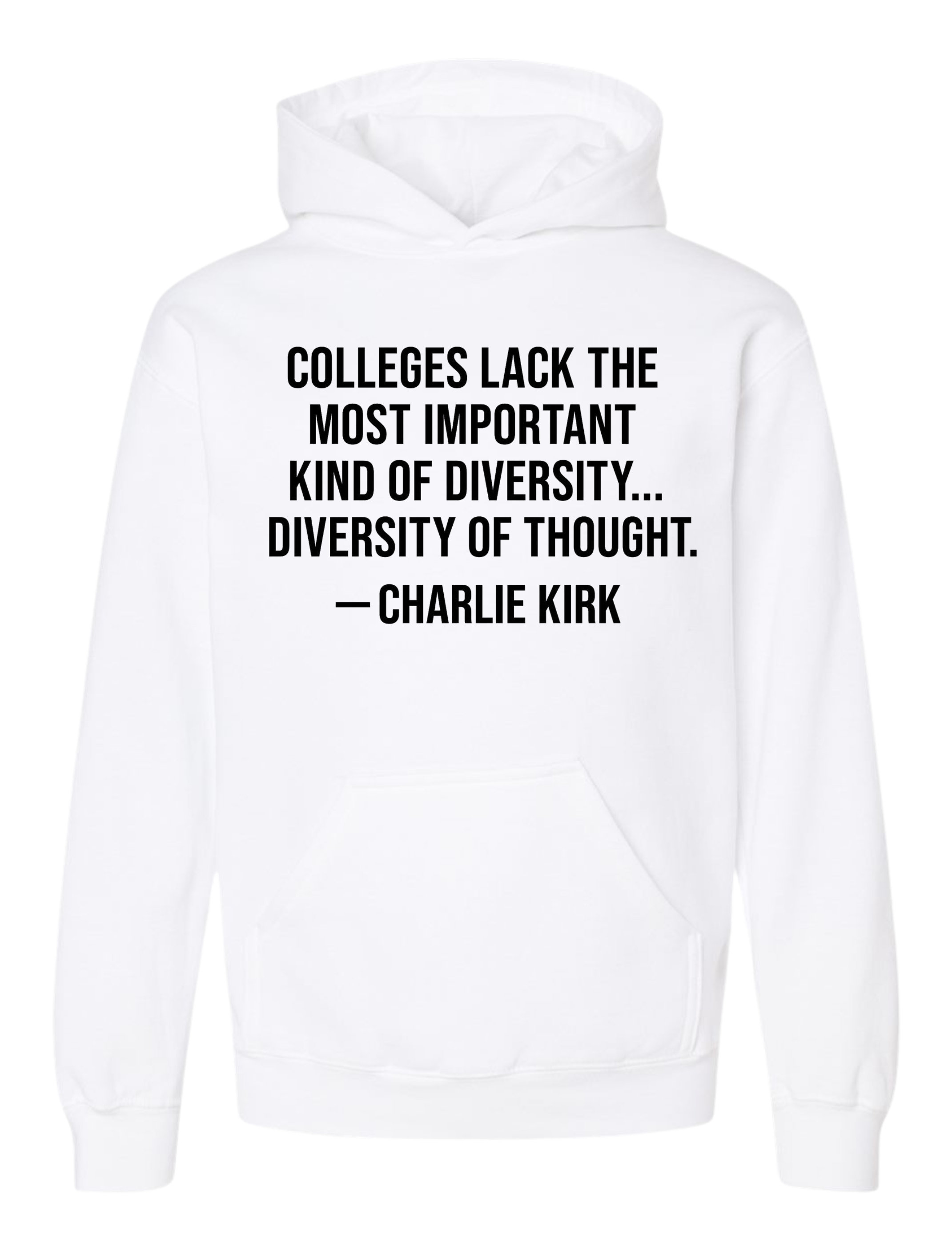 College Lacks Diversity Hoodie