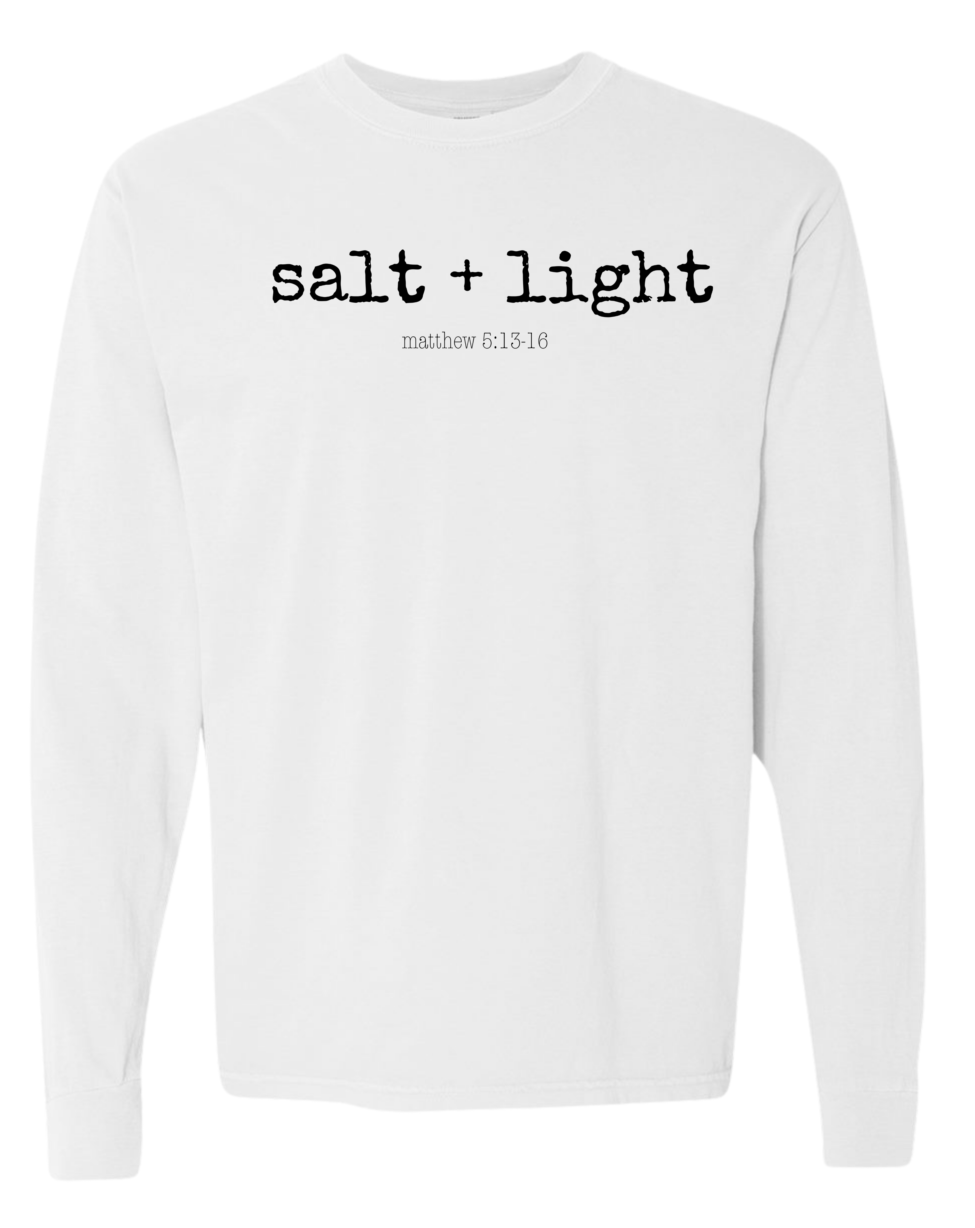 Salt + Light Long Sleeve Tee – Matthew 5:13-16