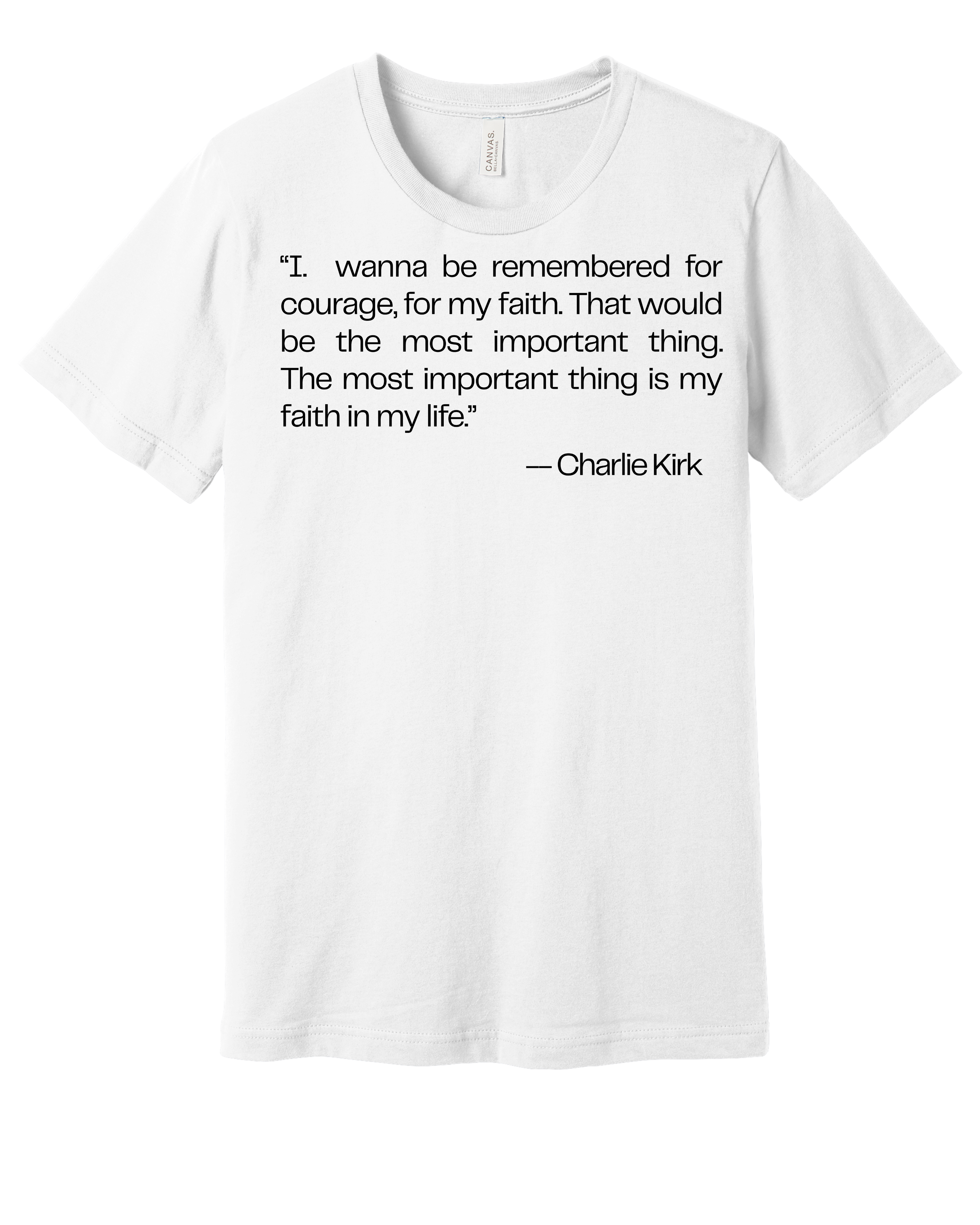 Legendary Tribute Short Sleeve (Men) – Honoring Charlie Kirk