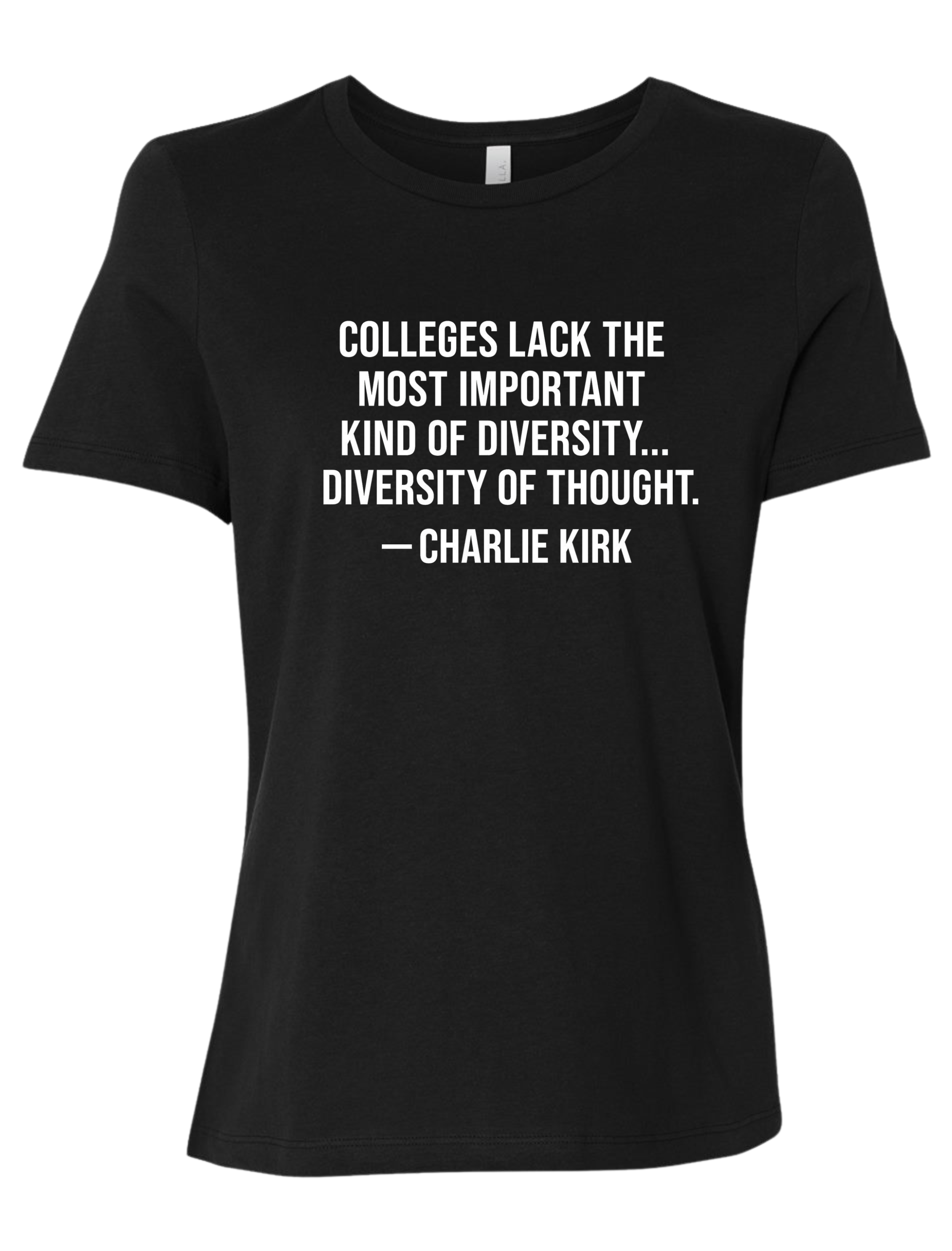 College Lacks Diversity Tee- Women's