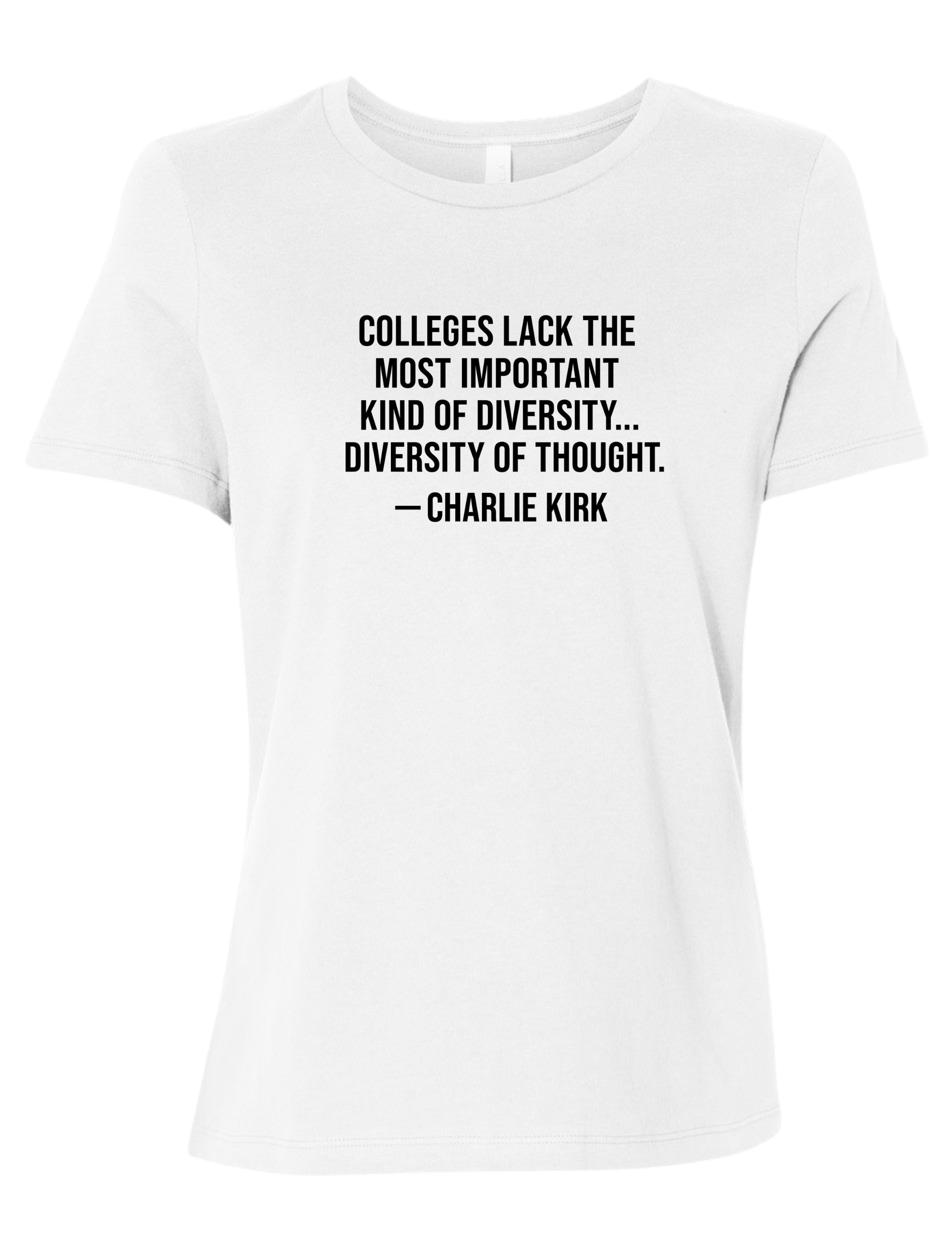 College Lacks Diversity Tee- Women's